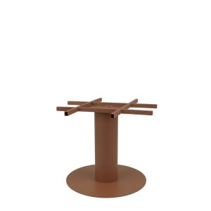 LABEL51 Eetkamertafel Tafelpoot Extra Stable - Coral - Metaal - 70x70x72 cm