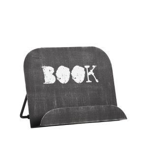 LABEL51 Kookboekstandaard - Antiek Zwart - Metaal - One Size