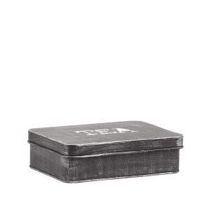 LABEL51 Theedoos - Antiek Zwart - Metaal - One Size