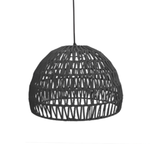 LABEL51 Hanglamp Rope zwart katoen kopen