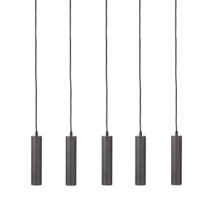 LABEL51 Hanglamp Ferroli - Zwart - Metaal - 5-lichts