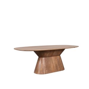LABEL51 Eetkamertafel Jagger - Nature Smooth - Mangohout - 220 cm - Ovaal
