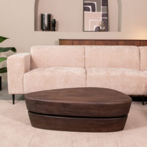 LABEL51 Salontafel Javi espresso mangohout 110 cm kopen