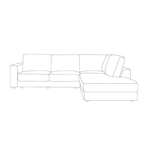 LABEL51 Hoekbank Valero - Royal Boucle Natural 110 - Boucle - Hoekbank Rechts