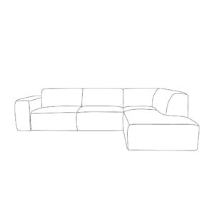 LABEL51 Hoekbank Verona - Royal Boucle Natural 110 - Boucle - Hoekbank Rechts