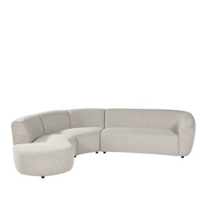 LABEL51 Hoekbank Florence - Naturel - Boucle - Hoekbank Links