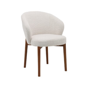 LABEL51 Eetkamerstoel Sakiko - Champagne - Geweven