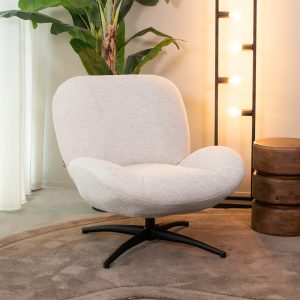 LABEL51 Fauteuil Clayton - Naturel - Geweven - One Size