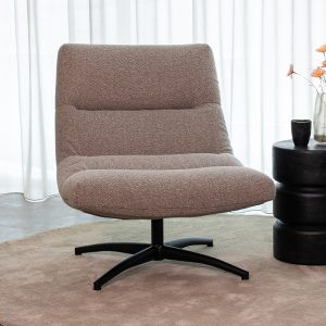 LABEL51 Fauteuil Calix - Mushroom - Boucle - One Size