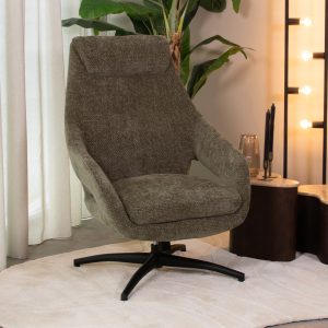 LABEL51 Fauteuil Maxwell - Hunter - Chenille - One Size