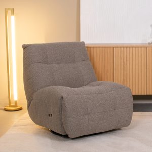 LABEL51 Fauteuil Relax and Recharge - Mushroom - Boucle - Met Accu