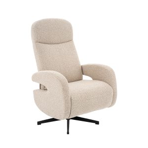 LABEL51 Fauteuil Esjberg - Taupe - Boucle - Manueel Verstelbaar