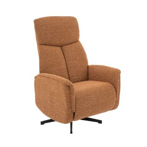 LABEL51 Fauteuil Helsinki - Roze - Boucle - Manueel Verstelbaar