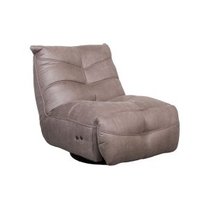 LABEL51 Fauteuil Powernap Station - Taupe - Kunstleder - One Size