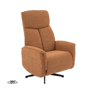 LABEL51 Fauteuil Aarhus - Coral - Boucle - 2-Motorig