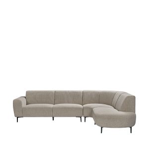 LABEL51 Hoekbank Mauro - Mushroom - Boucle - Hoekbank Rechts