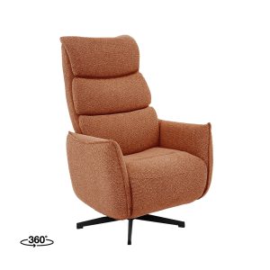 LABEL51 Fauteuil Goteborg - Coral - Boucle - 2-Motorig