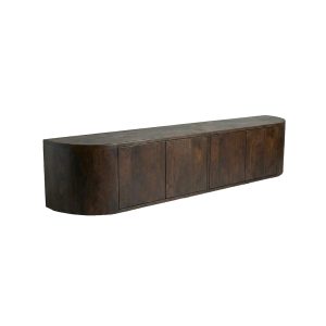 LABEL51 Tv-Meubels Saya - Espresso - Mangohout - 190 cm
