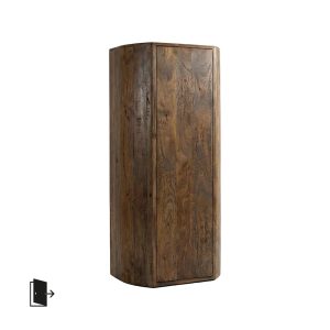 LABEL51 Bergkasten Saya - Espresso - Mangohout - 160 cm - Rechts
