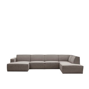 LABEL51 Bank Kay - Mushroom - Boucle - Rechts Voorstaand