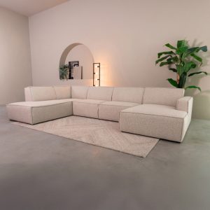 LABEL51 Bank Kay - Naturel - Boucle - Links Voorstaand