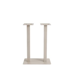LABEL51 Bartafel Tafelpoot Dubbel - Taupe - Metaal - Dubbel - 108 cm