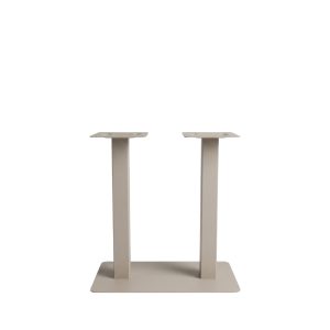 LABEL51 Bartafel Tafelpoot Dubbel - Taupe - Metaal - Dubbel - 92 cm