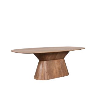 LABEL51 Eetkamertafel Jagger - Nature Smooth - Mangohout - 240 cm - Ovaal