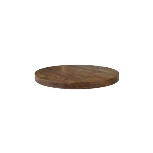 LABEL51 Eetkamertafel Tafelblad Rond - Naturel - Mangohout - 70 cm - Rond