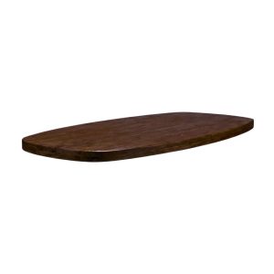LABEL51 Eetkamertafel Tafelblad Deens Ovaal - Nature Smooth - Mangohout - 200 cm - Deens Ovaal