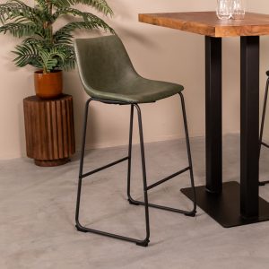 LABEL51 Barkruk Risto - Hunter - Kunstleder - Hoog
