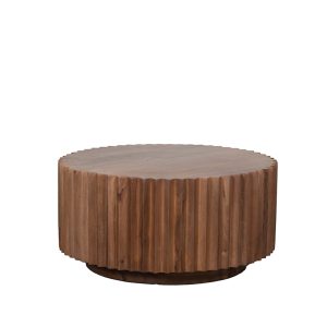 LABEL51 Salontafel Novan - Nature Smooth - Mangohout - 70 cm - Rond