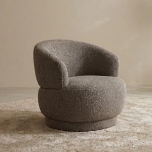 LABEL51 Fauteuil Alvito - Naturel - Boucle - One Size
