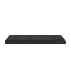 LABEL51 Eetkamertafel Tafelblad Rechthoek - Zwart - Mangohout - 120 cm Straight