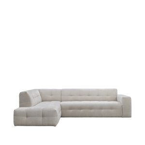 LABEL51 Hoekbank Lorenzo - Naturel Elite - Chenille - Hoekbank Links