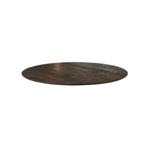 LABEL51 Eetkamertafel Modular Match - Espresso - Mangohout - 120 cm - Rond - Sloppy