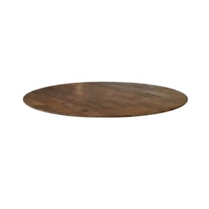 LABEL51 Eetkamertafel Modular Match - Nature Smooth - Mangohout - 130 cm - Rond - Sloppy