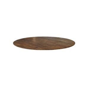 LABEL51 Eetkamertafel Modular Match - Nature Smooth - Mangohout - 120 cm - Rond - Sloppy