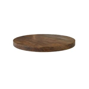 LABEL51 Eetkamertafel Modular Match - Nature Smooth - Mangohout - 120 cm - Rond - Straight
