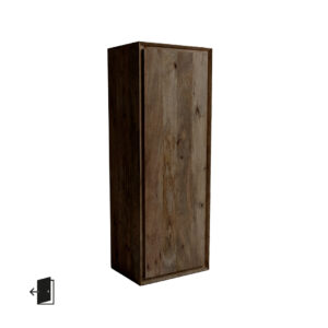 LABEL51 Bergkasten Nori - Espresso - Mangohout - 140 cm - Links