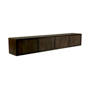 LABEL51 Tv-Meubels Nori - Espresso - Mangohout - 220 cm