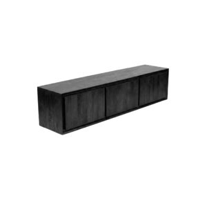 LABEL51 Tv-Meubels Nori - Zwart - Mangohout - 160 cm