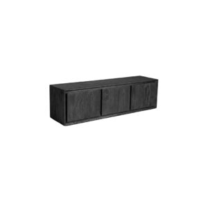 LABEL51 Tv-Meubels Nori - Zwart - Mangohout - 140 cm