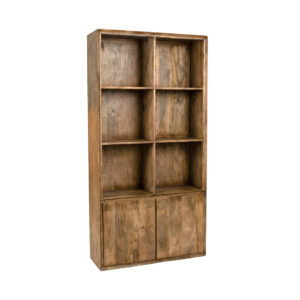 LABEL51 Boekkasten Nori - Nature Smooth - Mangohout - 100 cm