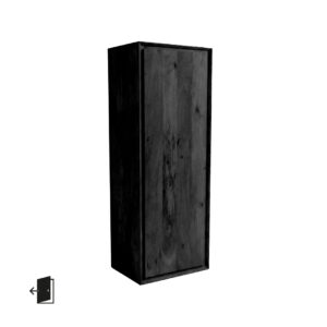 LABEL51 Bergkasten Nori - Zwart - Mangohout - 140 cm - Links