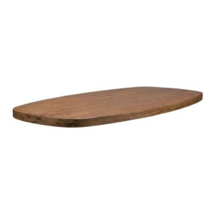 LABEL51 Eetkamertafel Tafelblad Deens Ovaal - Nature Smooth - - 220 cm - Deens Ovaal