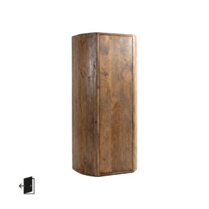 LABEL51 Bergkasten Saya - Nature Smooth - Mangohout - 140 cm - Links