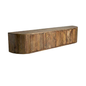 LABEL51 Tv-Meubels Saya - Nature Smooth - Mangohout - 220 cm
