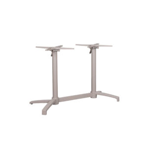 LABEL51 Eetkamertafel Table Blend - Taupe - Metaal - 72 cm - Dubbel Vouwbaar