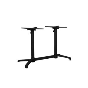 LABEL51 Eetkamertafel Table Blend - Zwart - Metaal - 72 cm - Dubbel Vouwbaar